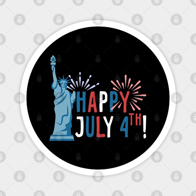 Statue of Liberty 4th of July Magnet by holidaystore